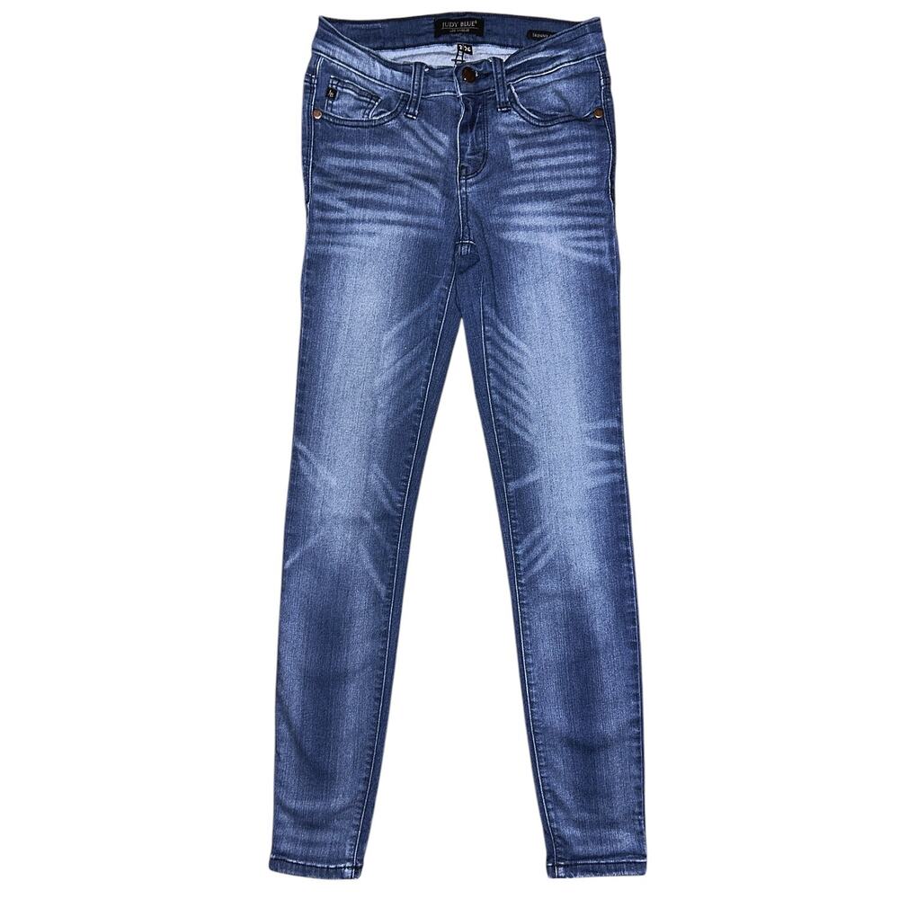 Judy Blue Skinny Fit Stretch Low-Rise Jeans 26X29